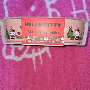 Hello kitty Christmas ramekins
